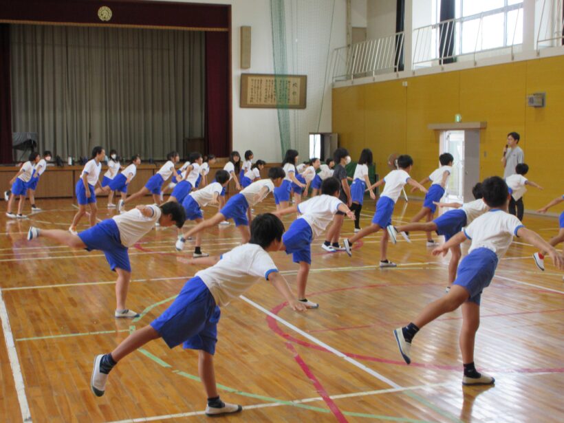 運動会練習始まってます