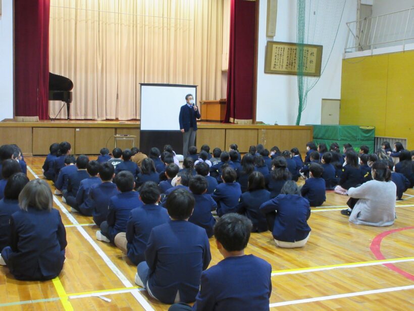 ２学期の終業です。