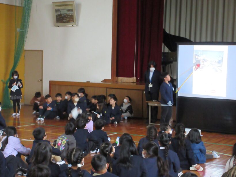 ２学期の終業です。