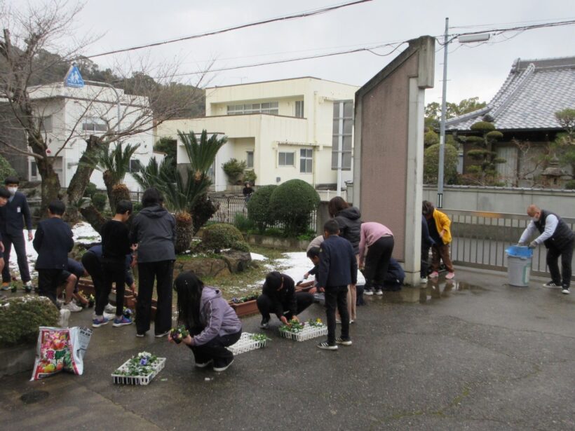 寒さに負けずに・・・