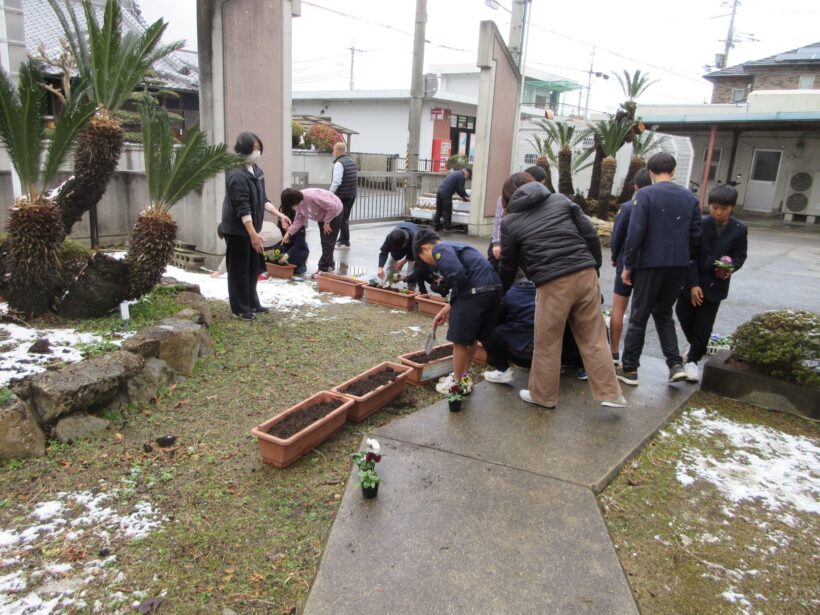 寒さに負けずに・・・