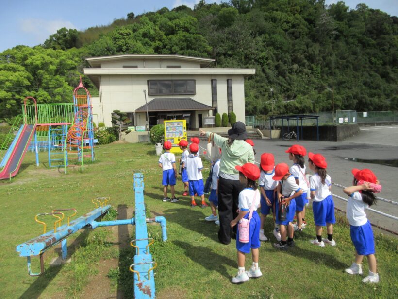 1年生がコミュニティセンターへ