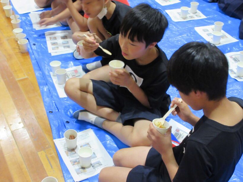 丸栖小学校の防災教室