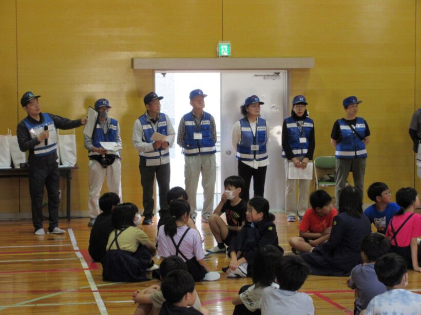 丸栖小学校の防災教室