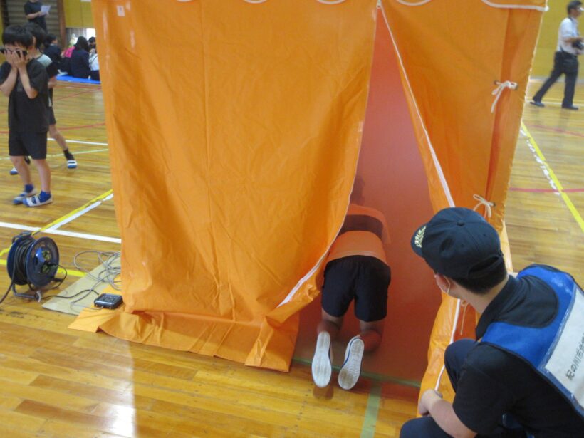 丸栖小学校の防災教室