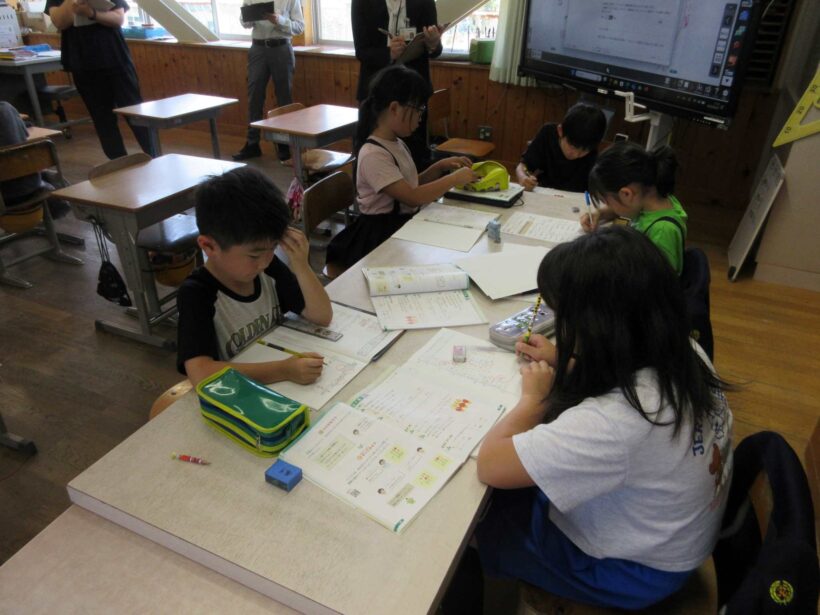 教育委員会の学校訪問