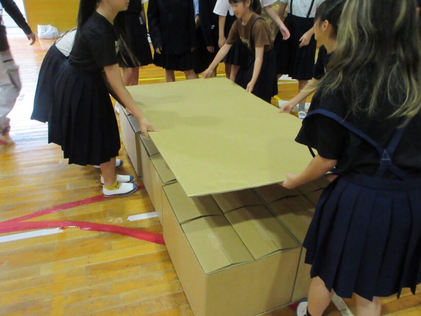 丸栖小学校の防災教室