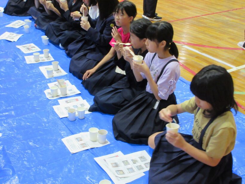 丸栖小学校の防災教室