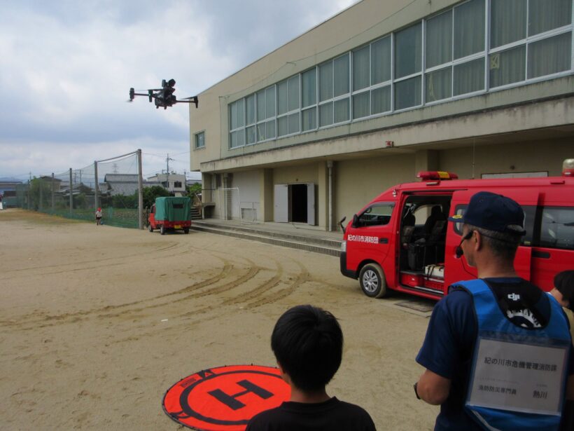丸栖小学校の防災教室