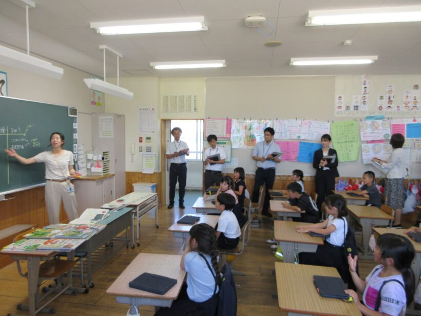 教育委員会の学校訪問