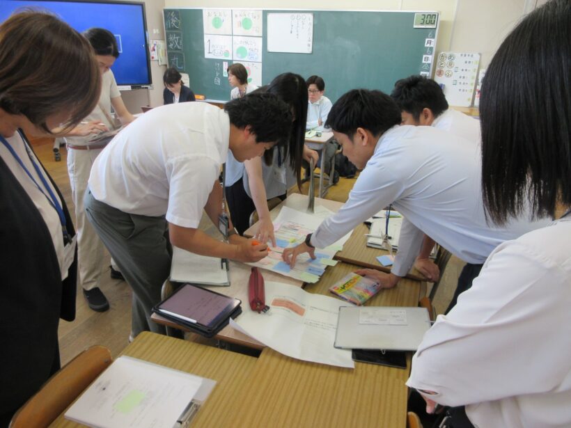 教育委員会の学校訪問