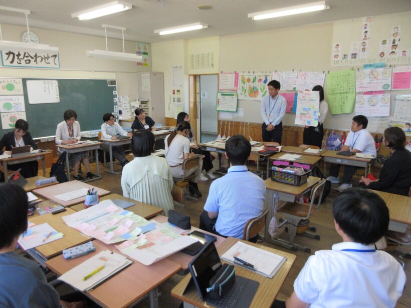 教育委員会の学校訪問