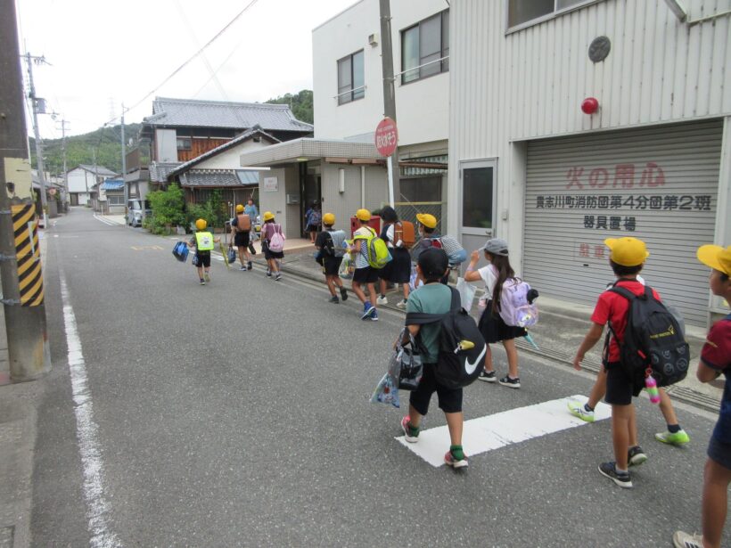 １学期の終業です