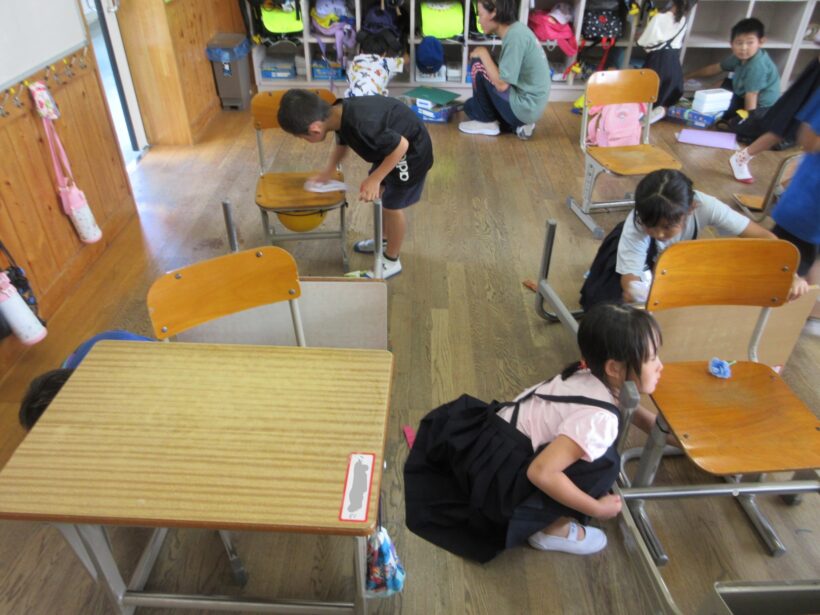 １学期の終業です