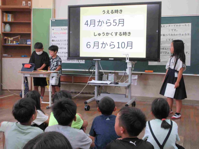 野菜発表会