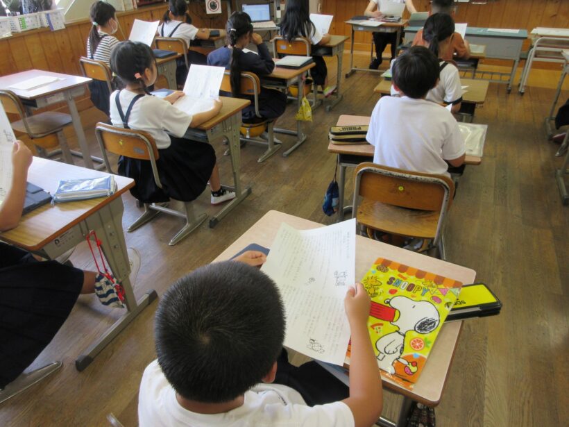 １学期の終業です