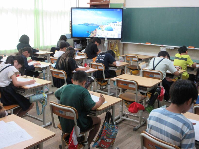学習到達度調査（４・５年生）と２年生のまち探検