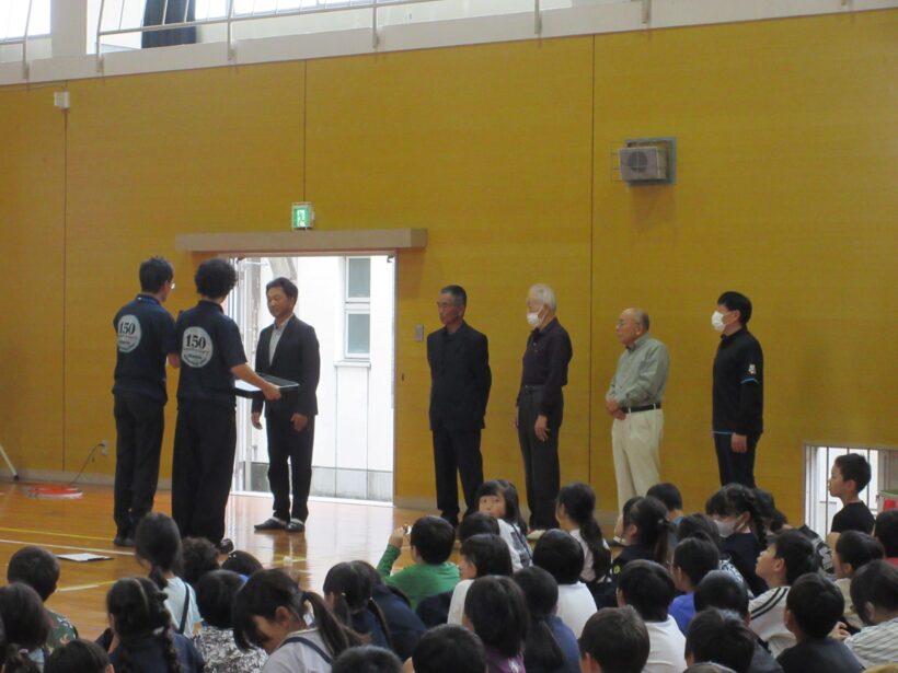 おめでとう!150年の歴史ある丸栖小学校
