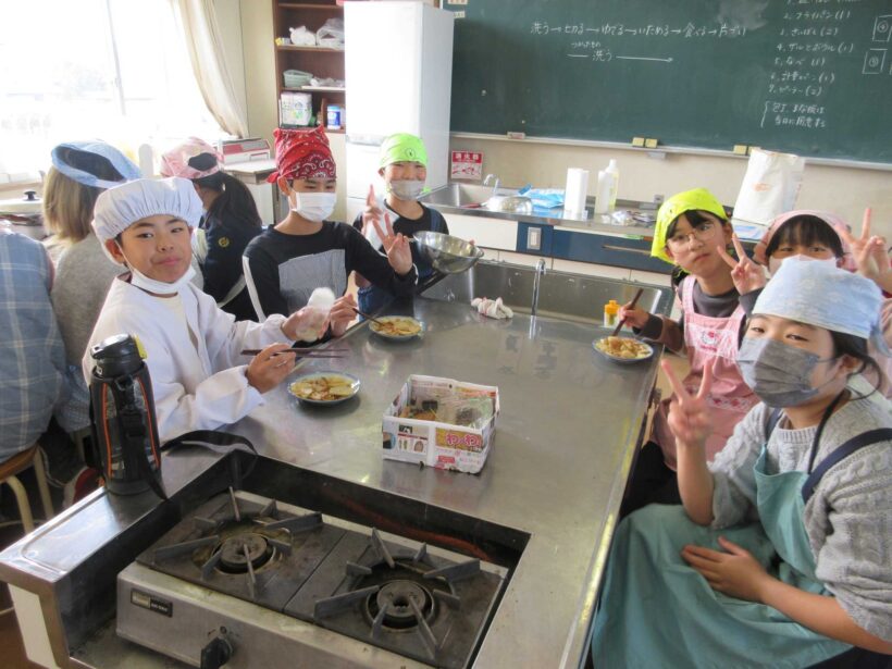 今日の丸栖小学校は・・・