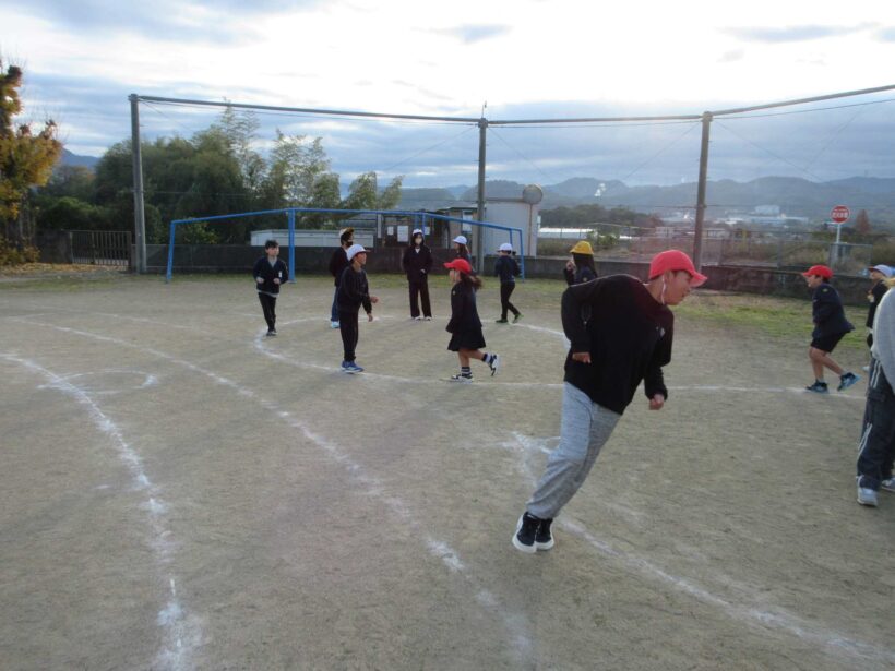 今日の丸栖小学校は・・・
