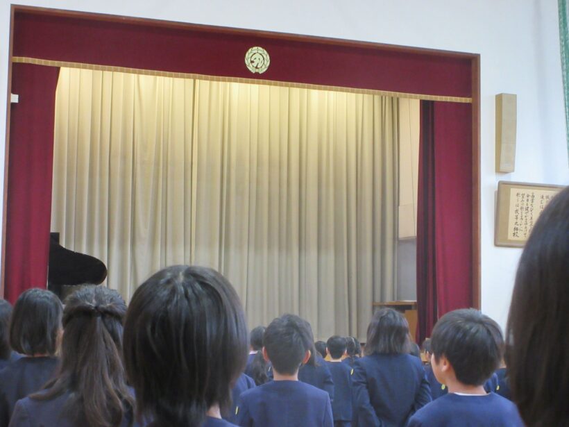 ３学期始業式