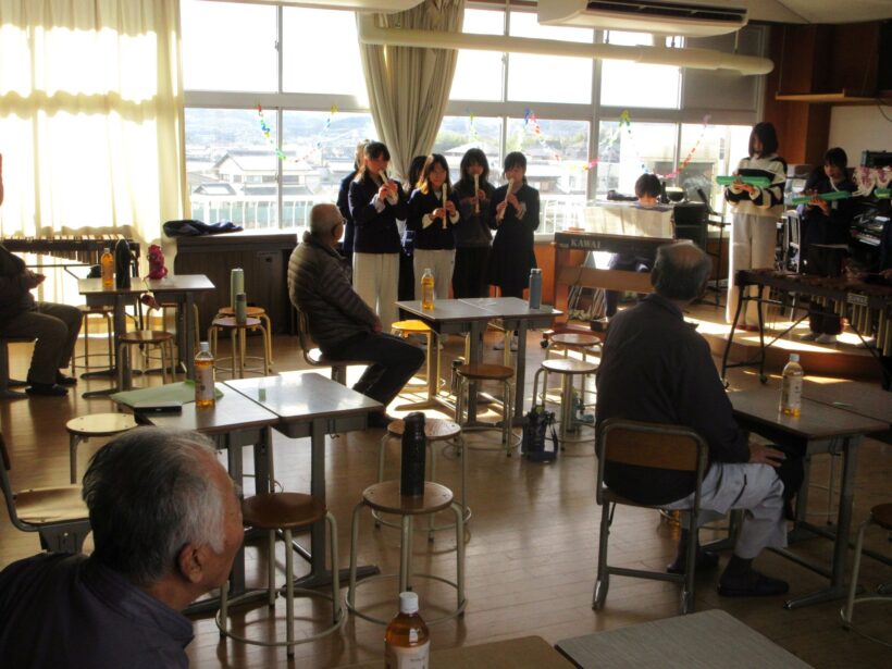 みんなで作ったお米で、パーティー