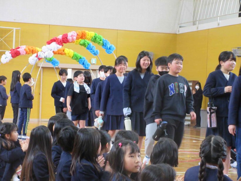 ６年生を送る会