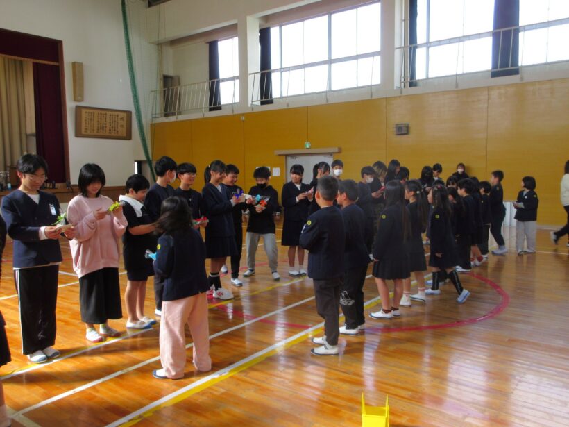 ６年生を送る会