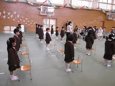 令和２年度長田小学校入学式