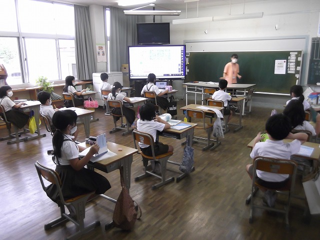 今日の授業風景（1年～6年）