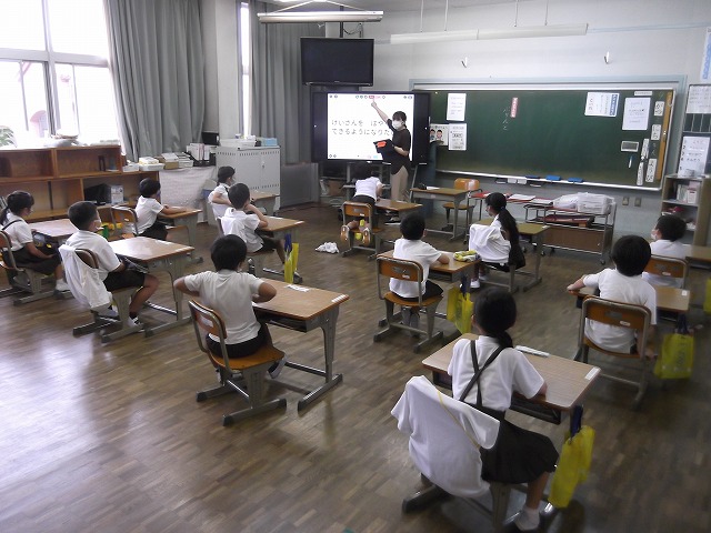 今日の授業風景（1年～6年）