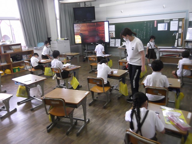 今日の授業風景（１年～６年）