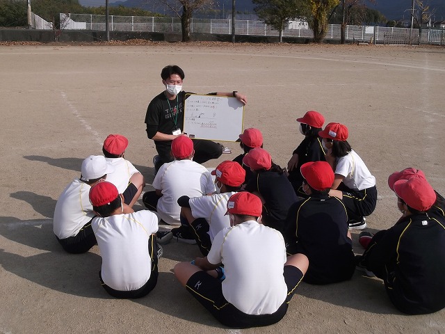 5年　並松先生の研究授業（リレー）