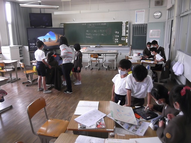 今日の授業風景（１年～６年）