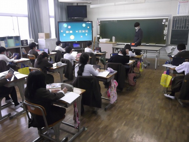 今日の授業風景（１年から６年）