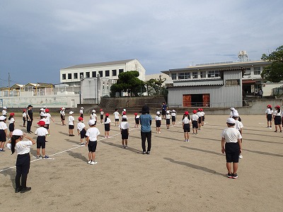 運動会全体練習開始