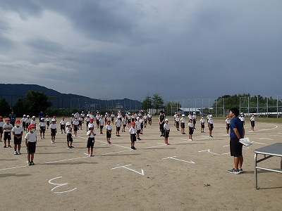 運動会全体練習開始