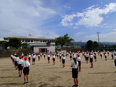 運動会全体練習開始