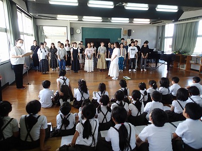 関西学院大学混声合唱団エゴラド来校