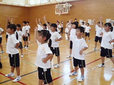 １・２・３年 運動会練習１