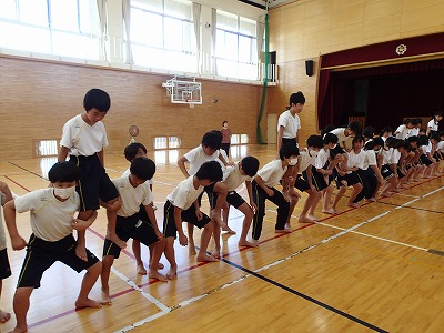 ４・５・６年 運動会練習１