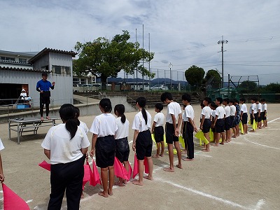 ４・５・６年 運動会練習 ３