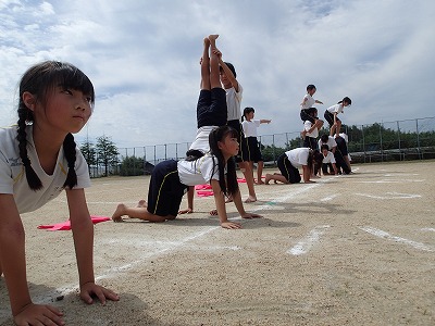 ４・５・６年 運動会練習 ３