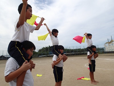 ４・５・６年 運動会練習 ３