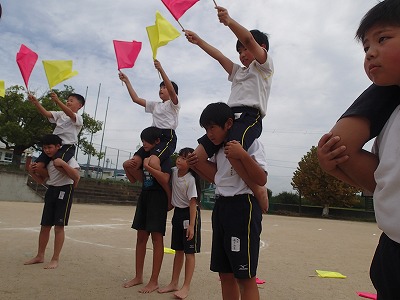 ４・５・６年 運動会練習 ３