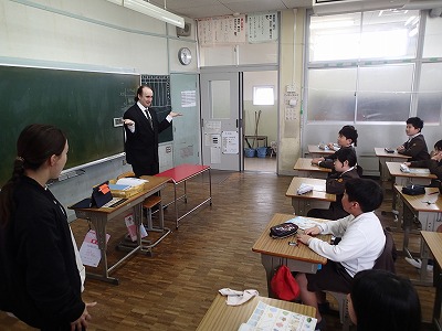 新しいALT来校