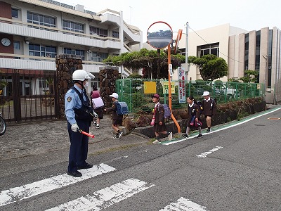 交通安全指導