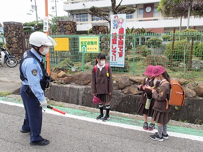 交通安全指導