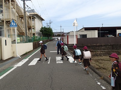 交通安全指導