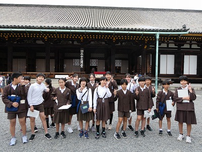 ６年 修学旅行１日目
